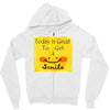 smile Zipper Hoodie