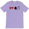 i love house music t shirt edm club wear rave electro party progressiv T-Shirt