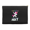 UNICORN ARE BORN IN MAY Accessory Pouches