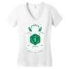 Natural 1   Orc Green Edition Women's V-Neck T-Shirt