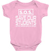 S.O.S. Save Our Students Baby Onesie