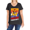 falcon punch out Ladies Curvy T-Shirt