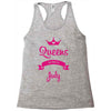 queens are born in july Racerback Tank