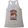 Never Underestimate A Man Who Watches Friends And Was Born in December Racerback Tank