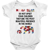 mama bear message Baby Bodysuit