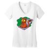 pizza cat Women's V-Neck T-Shirt