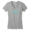 sailing heart beat Women's V-Neck T-Shirt