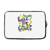 i'm just here for the beads Laptop sleeve