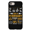 Born February Multitasking Problem Solving Tees iPhone 8