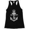 anchored faith (2) Racerback Tank