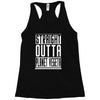 straight outta planet vegeta Racerback Tank