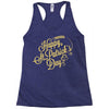 happy st patrick's day Racerback Tank