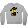 captain haddock tintin cartoon comic Crewneck Sweatshirt