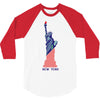 4th of july 3/4 Sleeve Shirt