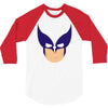 wolverine mask 3/4 Sleeve Shirt