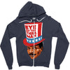 eye of the tiger man Zipper Hoodie