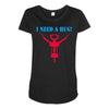 i need a hug Maternity Scoop Neck T-shirt