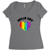 Hella Gay Women's Triblend Scoop T-shirt