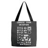 choose your weapon gamers Tote Bags