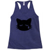 sad cat Racerback Tank
