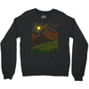 mountain line Crewneck Sweatshirt