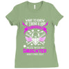 Want To Know If There Is L fe After Death Mess With My Daughter And F Ladies Fitted T-Shirt