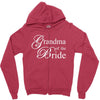 Grandma of the bride Zipper Hoodie