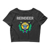 reindeer christmas Crop Top