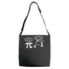 be rational get real nerdy geek pi nerd Adjustable Strap Totes