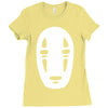 no face noface spirited away chibli manga anime tee Ladies Fitted T-Shirt