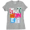 new mudhoney logo Ladies Fitted T-Shirt