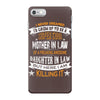 Super Cool Mother In Law Of A Freaking Awesome Daughter iPhone 7 Case