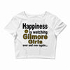 happiness is watching gilmore girls Crop Top