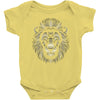 lion face lines Baby Onesie