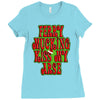 funny ferry mucking christmas, ideal gift or christmas present. Ladies Fitted T-Shirt