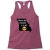 missouri eclipse   show me totality Racerback Tank