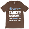 stomach cancer awaneress i wear periwinkle for someone special to me T-Shirt