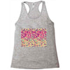 pink triangle print Racerback Tank