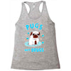 pugs not drugs Racerback Tank