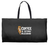 otter coffee Weekender Totes
