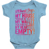 my heart is empty Baby Onesie