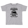 motorrad papa Toddler T-shirt