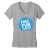 free fun fridays Women's V-Neck T-Shirt