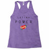 latina power with cute heart Racerback Tank
