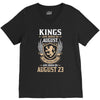 Kings Are Born In August But The Real Kings Are Born On August 23 V-Neck Tee