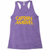 captain marvel 6 Racerback Tank