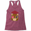 graduation bear kanye west Racerback Tank