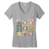 badass hair day Women's V-Neck T-Shirt