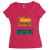 single mom's cools t shirts Women's Triblend Scoop T-shirt