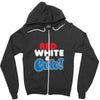 red white and cute Zipper Hoodie